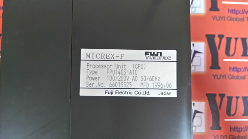 FUJI MICREX-F Processor Unit (cpu) FPU140S-A10 - PLC DCS SERVO Control  MOTOR POWER SUPPLY IPC ROBOT